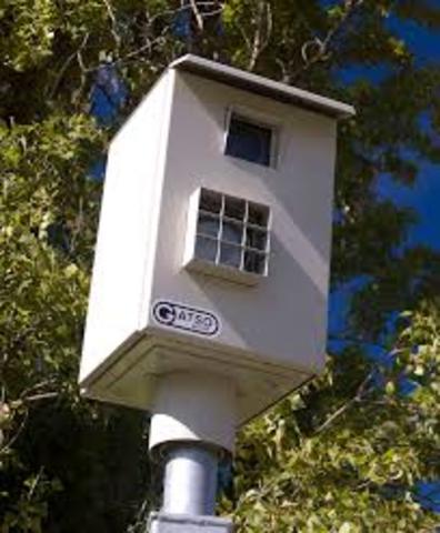 The first speed camera is made