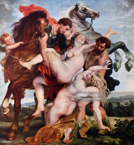Rubens. Abduction of the Daughters of Leucippus