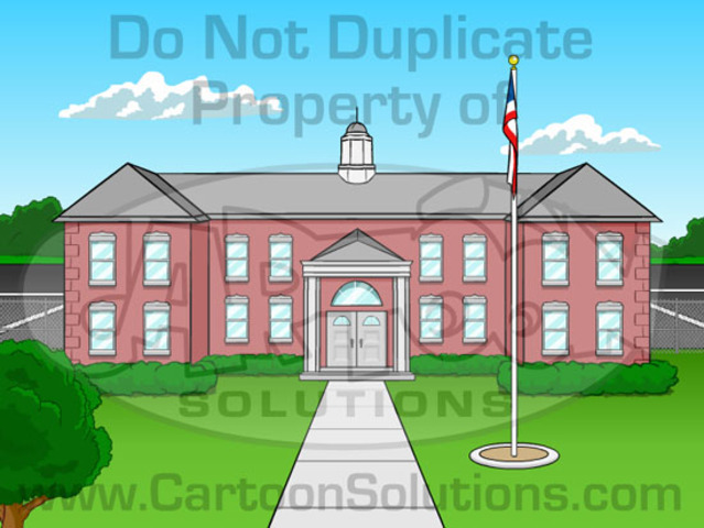 moved in with Grandma + attended new school