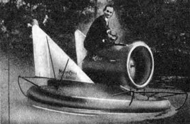 The hovercraft is invented.