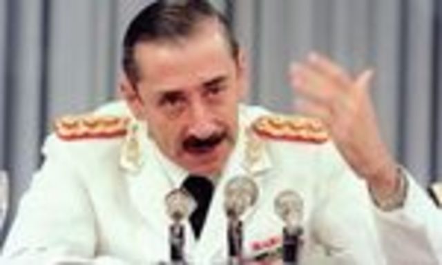 Fin de la presidencia de Videla.
