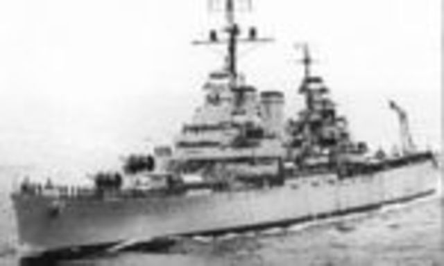 Disparo al crucero argentino General Belgrano