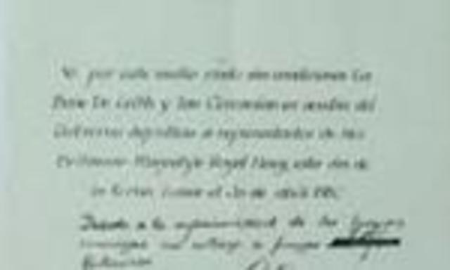 Firma Argentina la rendición