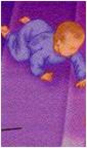 SE ARRASTRA SOBRE EL ABDOMEN, 9 MESES