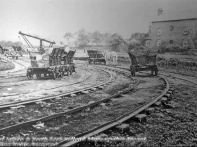 The first railroad created.