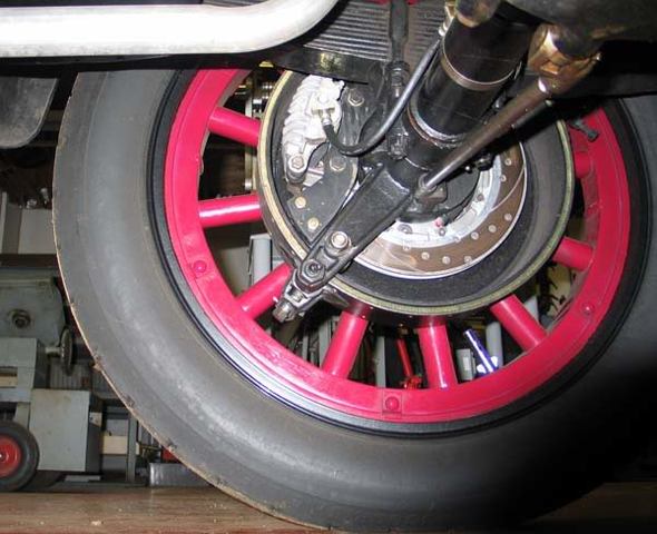 First four wheel brakes.