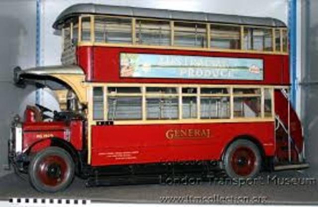 The first bus was made