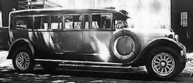 The first limousine was made