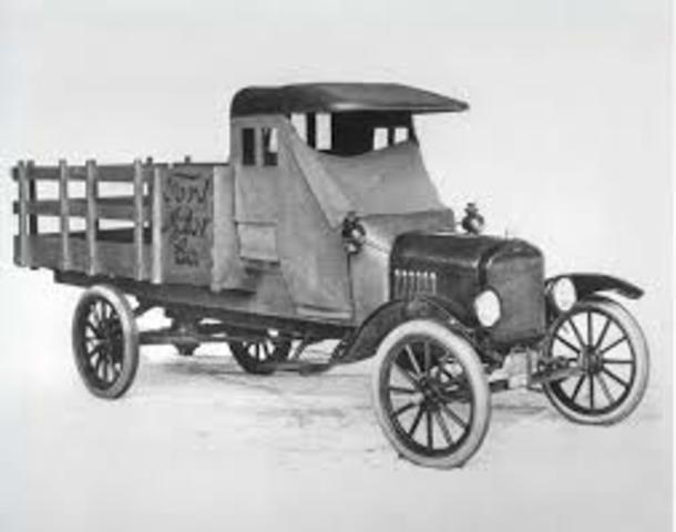 The first truck was made
