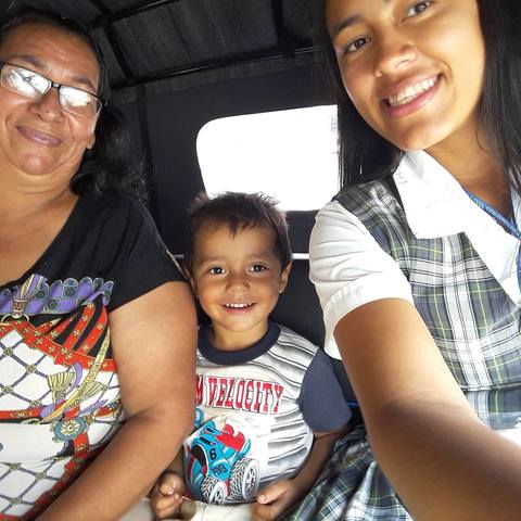 Paseo por el parque en el nuevo carromoto