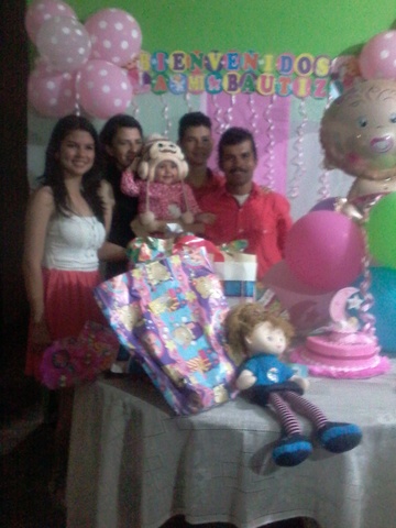 el bautizo de mi sobrina