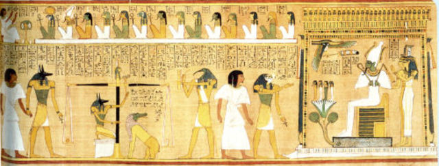 Een hoogontwikkelde cultuur ontstaan in Egypte.