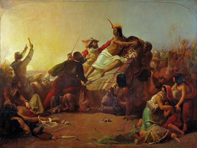 Francisco Pizarro travels to the new world.