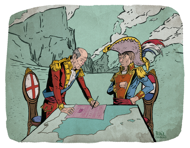 Paz con Francia e indemnizaciones