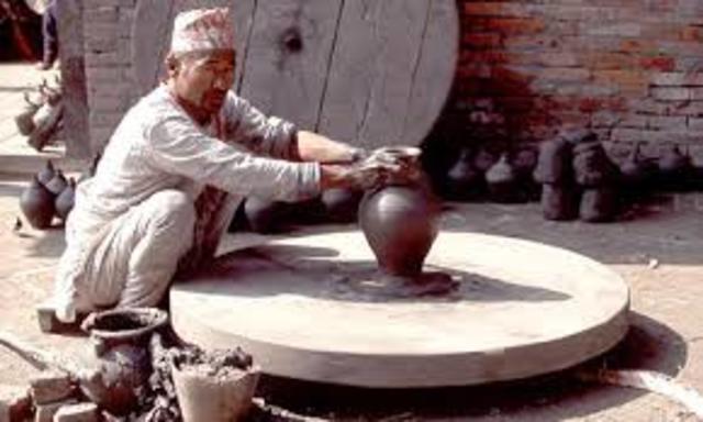 Mensen konden zich specialiseren in ambachten