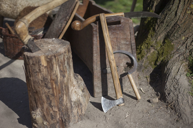 Begin van de ijzertijd.