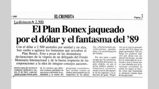 Plan Bonex.