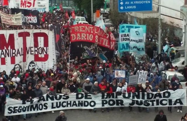 Represión y muerte en el puente Pueyrredón