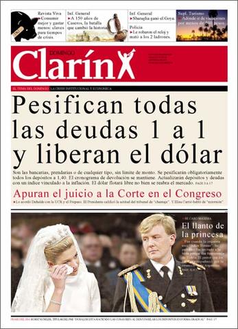 Proceso de Pesificación.