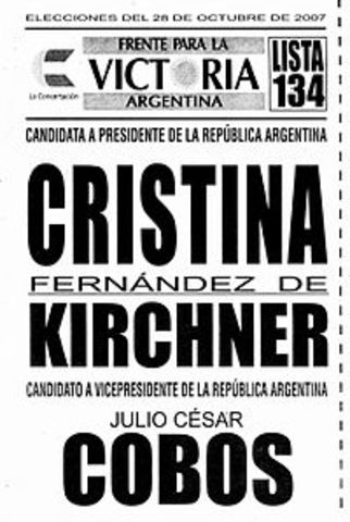 Elecciones presidenciales.