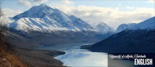 Arrives in Fairbanks, Alaska