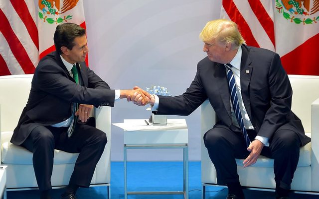 Su primer encuentro con Presidente Trump