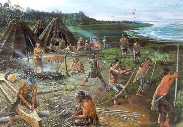 Jagen vissen en verzamelen