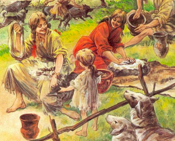 Mensen gaan dieren houden