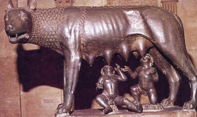Romulus and Remus- The founding story of Rome.