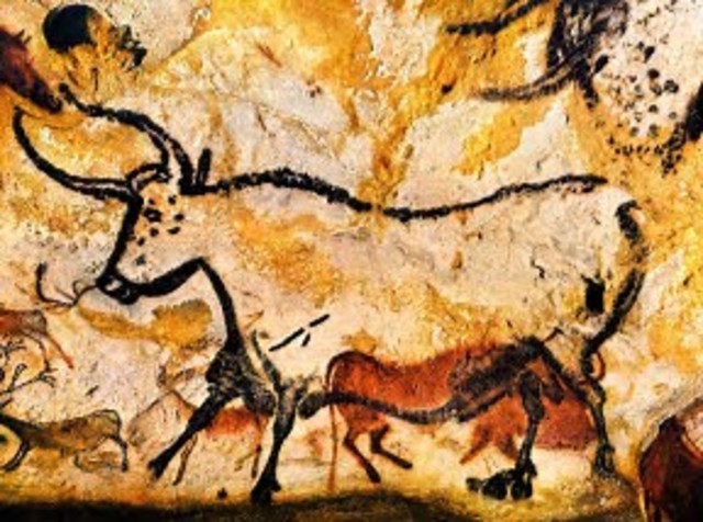 De grottekening van Lascaux.