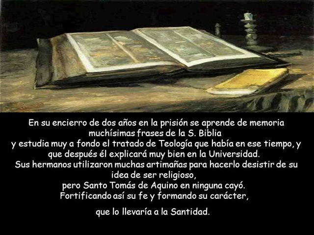 TOMAS SE MEMORIZA MUCHAS FRASES DE LA SANTA BIBLIA