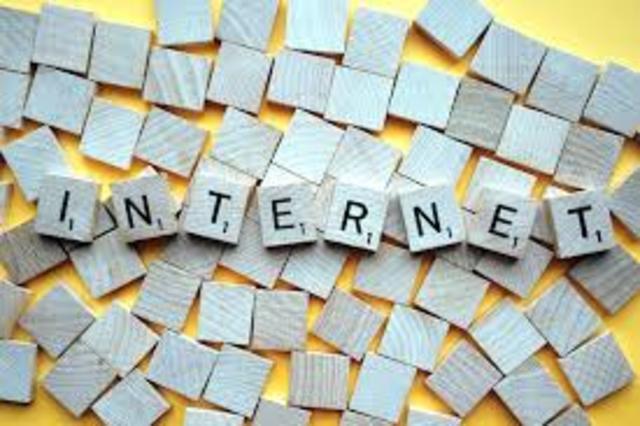Definición de la palabra "Internet"