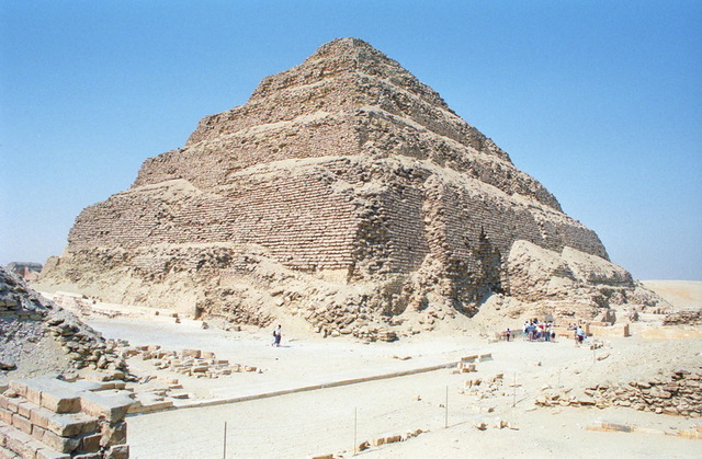 Bouw eerste Egyptische Piramide