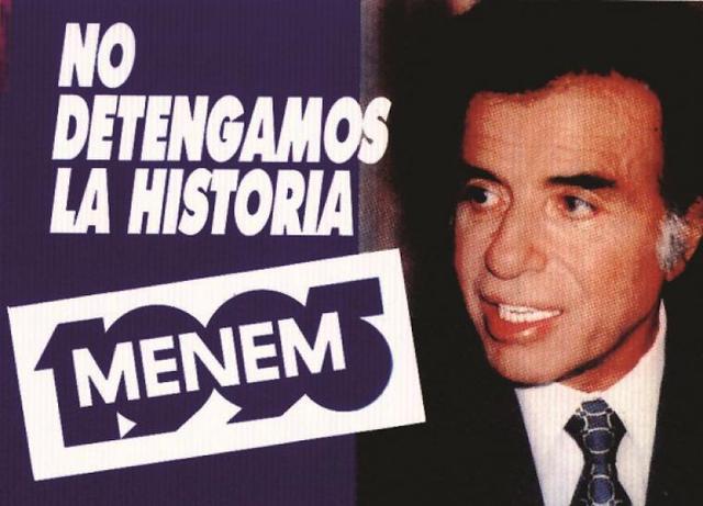 Reelección de Menem