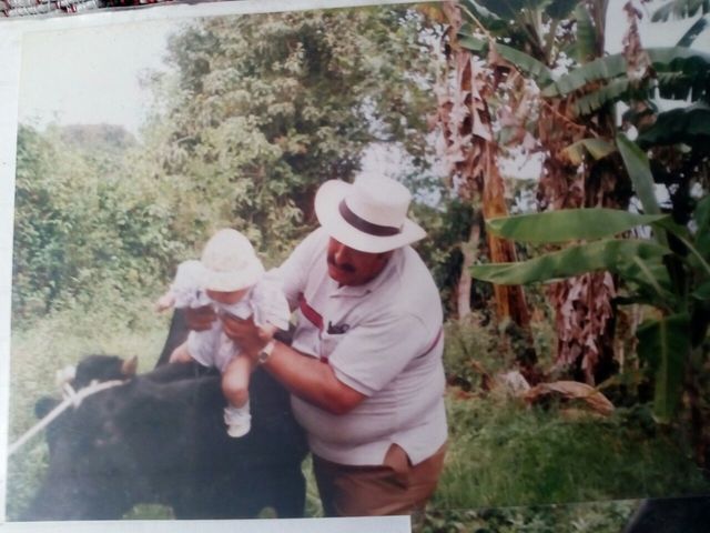 En la finca de mi papá