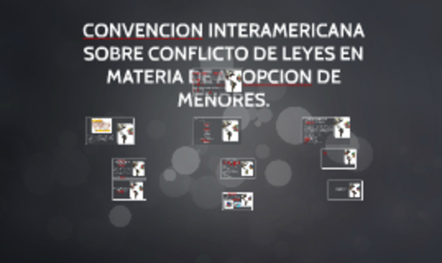 Convención Interamericana sobre Conflictos de Leyes en materia de Adopciones de Menores