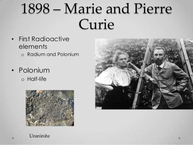 Marie Curie invented two new elements