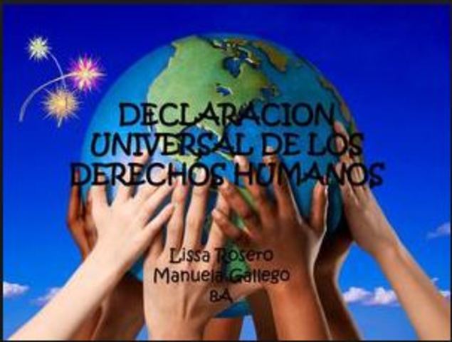 Declaración Universal de los derechos Humanos
