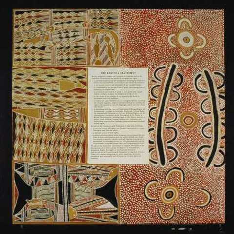 The Barunga Statement Is Presented To Australian Prime Minister