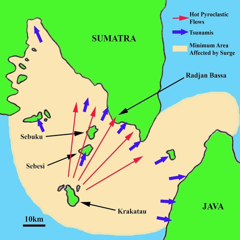 Krakatoa Eruption (Java/Sumatra)