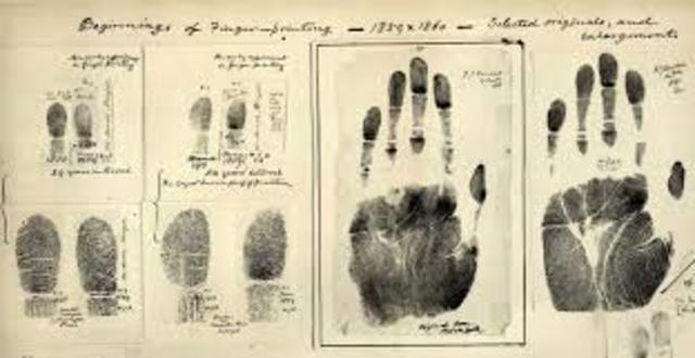 Use of fingerprints for the first time