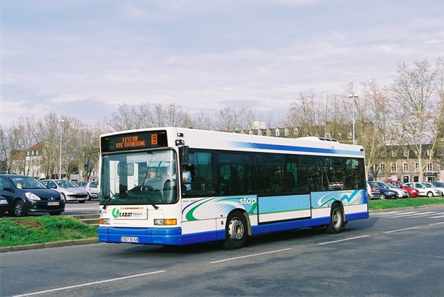 The bus is used for public transportation