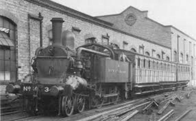 The first electric underground train