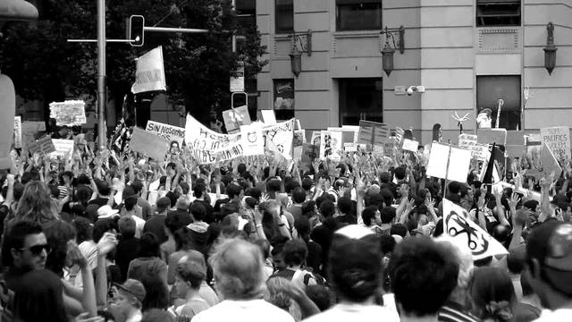 Manifestación de artesanos