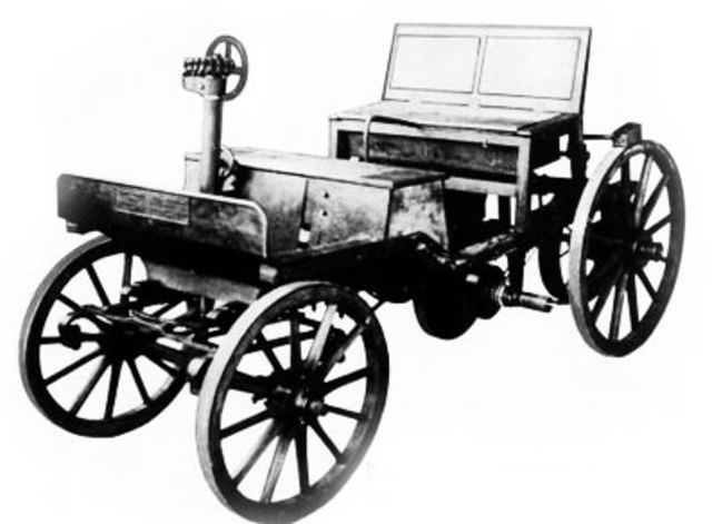 First gas engine automobile