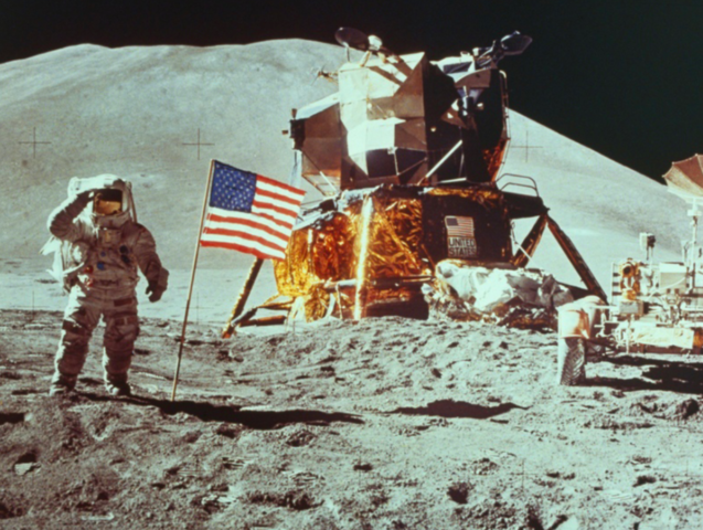 Apollo lands on the Moon