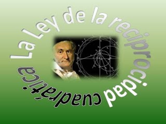 Ley de la reprocidad cuadrática