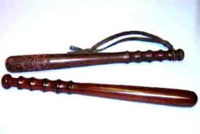 what batons looked like back then