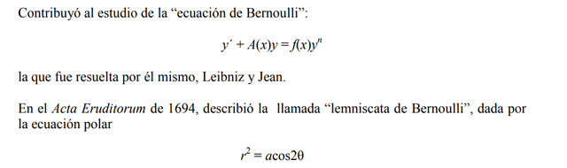 Aportaciones de los Bernoulli al cálculo
