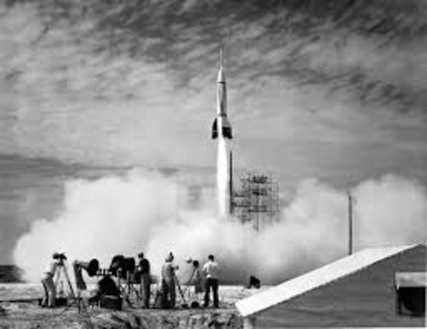 First Rockets Launched